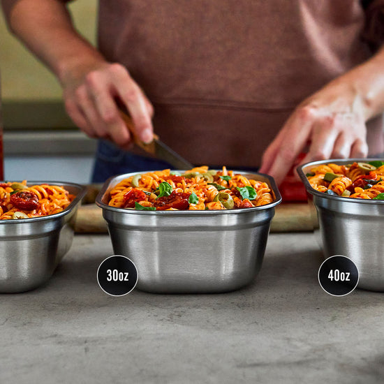 Meal Prep Stainless Steel food containers