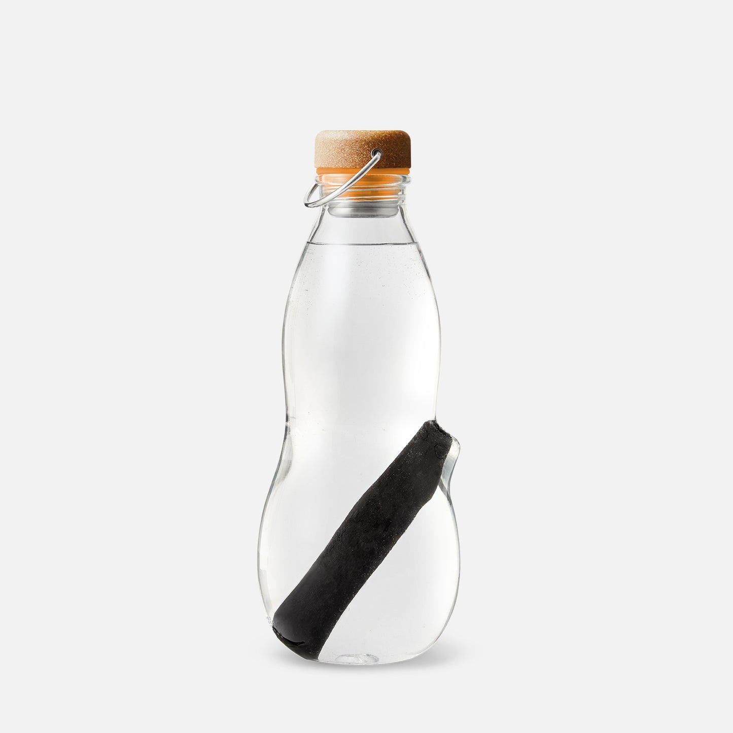 27 oz Vacuum Insulated Water Bottle , Black & Orange - Black