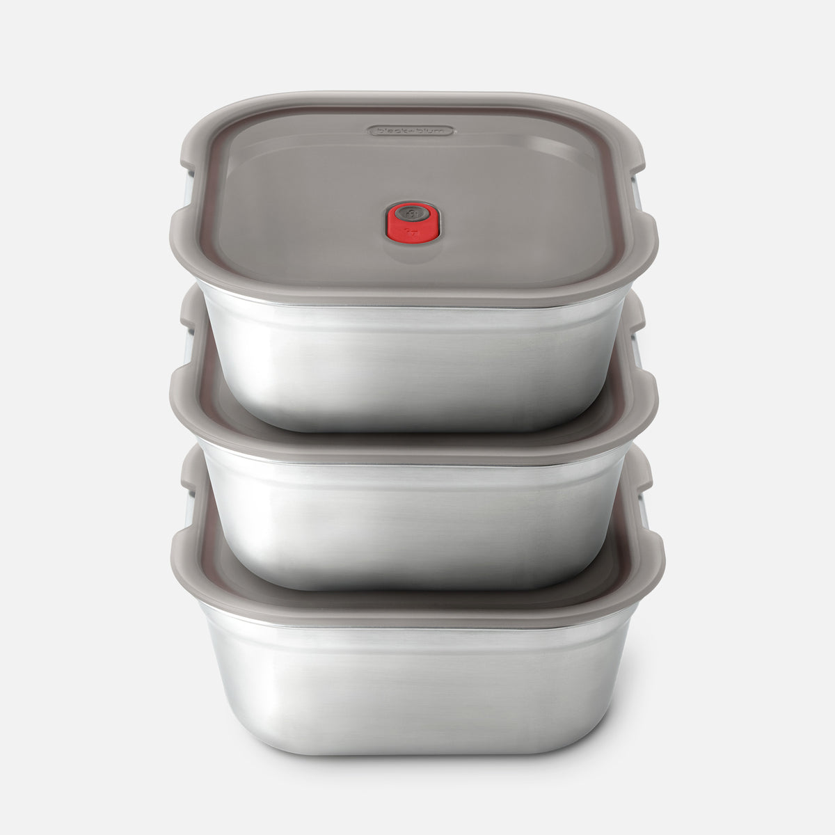 Black+Blum Microwavable Steel Food Box Set
