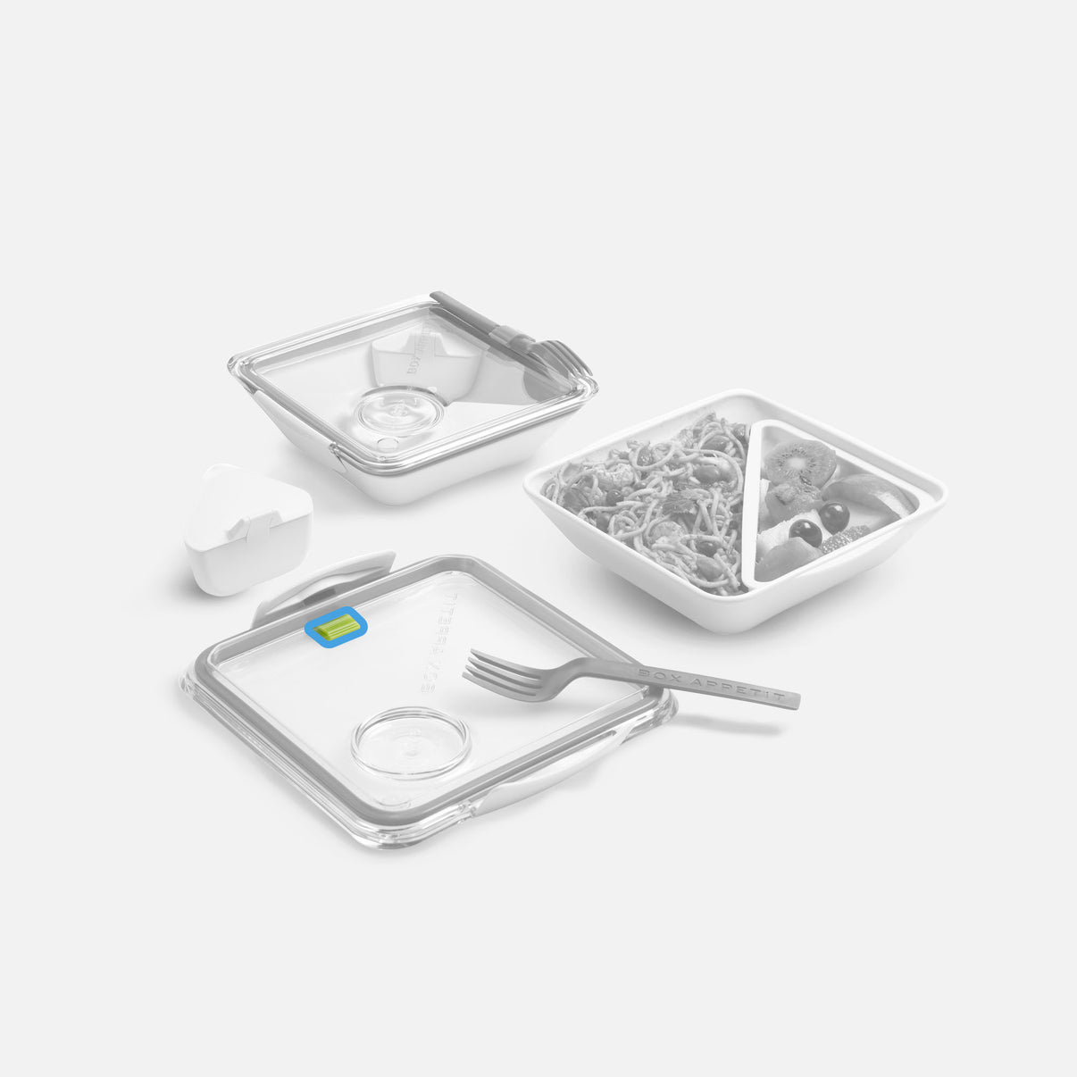 Black+Blum | Replacement Bento Box Lids with Pins (No Seal) | Reusable, Sustainable, Food Safe, Eco-Friendly, 100% Leak Proof, Freezer Safe - Lime