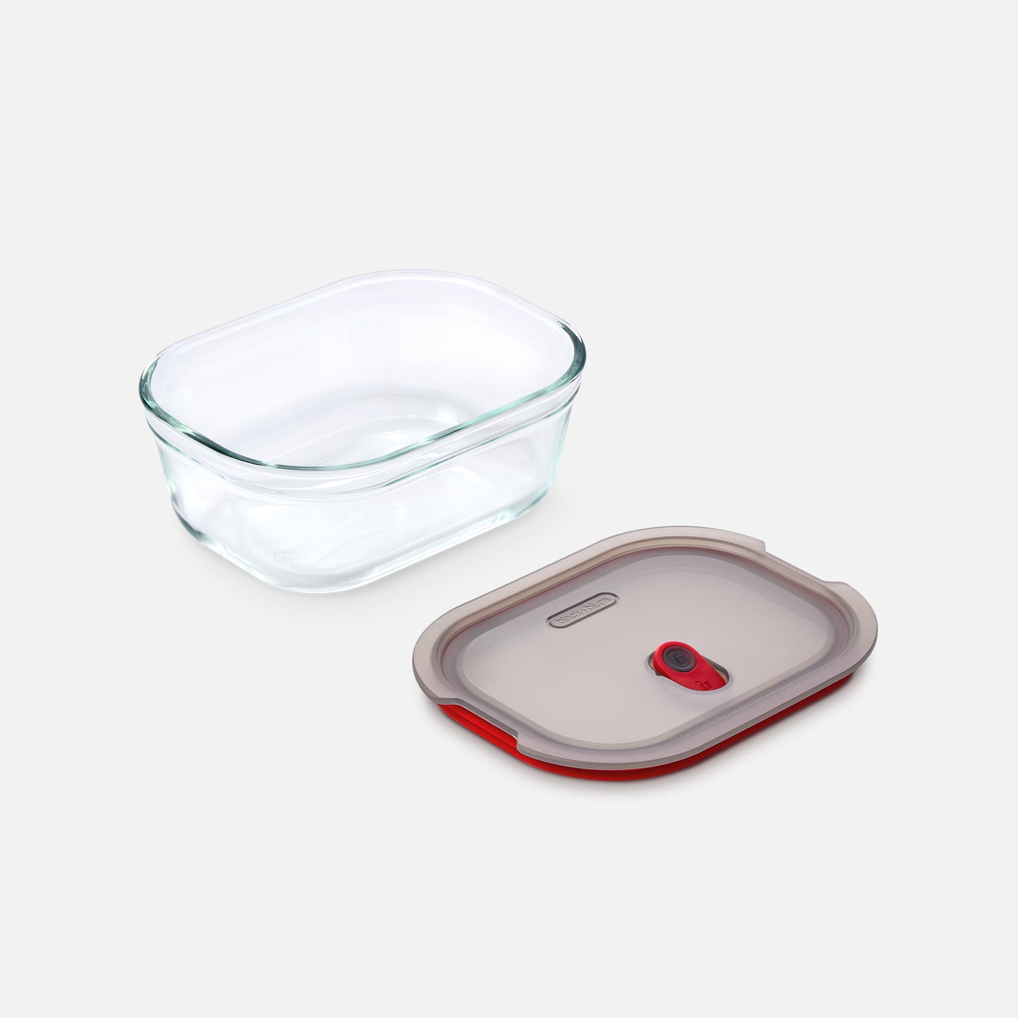 STACK + NEST GLASS FOOD CONTAINERS SET OF 4